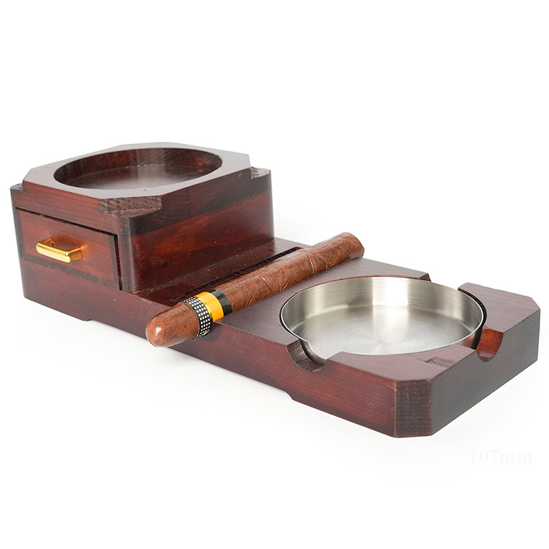 Wine & Beer Quito - Modern Design Solid Wood Cigar Ashtray