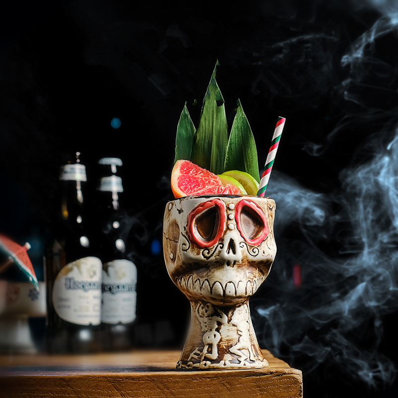 Halloween Skull Ceramic Mug -  - Wine Beer Mixed Drinks avis et prix
