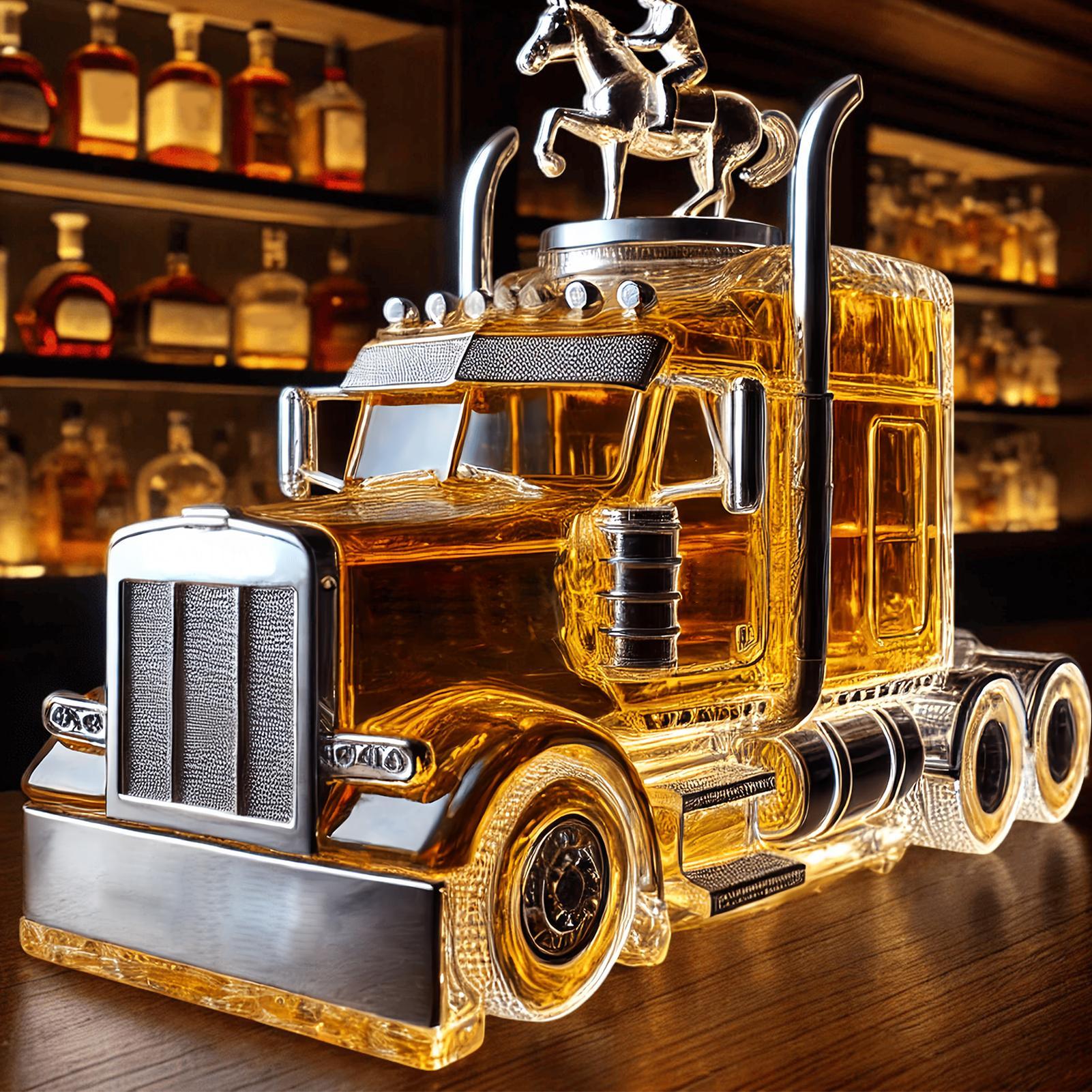 Wine Decanter Half Truck Bourb - Wine Beer Liquor avis et prix