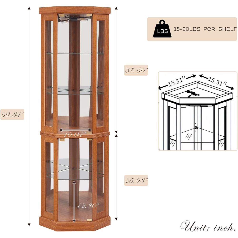 70 Tall Illuminated Glass Disp - Wine & Beer Quito avis et prix