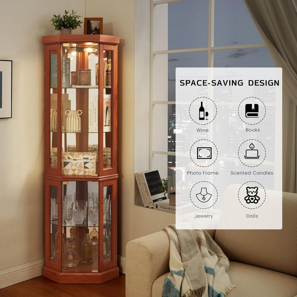 70 Tall Illuminated Glass Disp - Wine & Beer Quito avis et prix