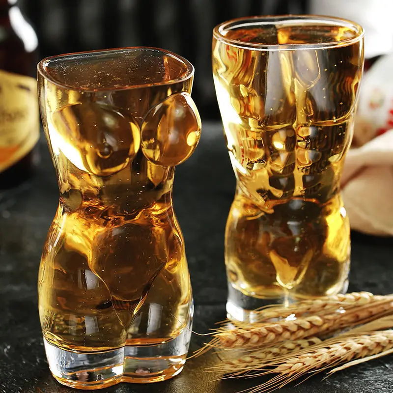 Creative Beer Glasses Body Art - Wine Beer Mixed Drinks avis et prix