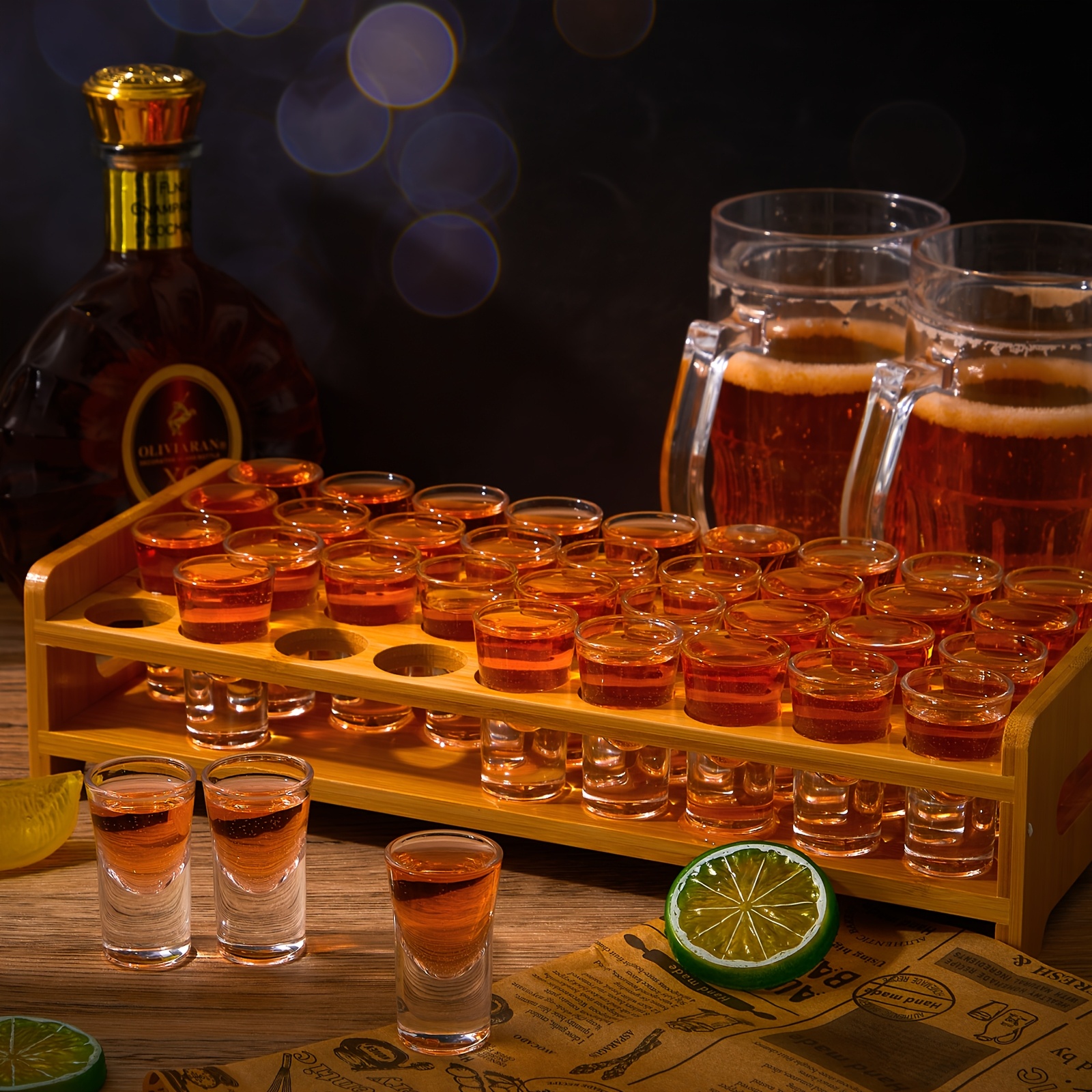 Set Of 36 Shot Glasses Holder  - Wine Beer Glass Set avis et prix