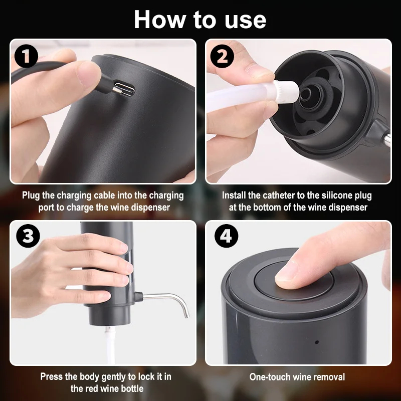 Intelligent Wine Aerator Dispe - Wine Beer Liquor avis et prix
