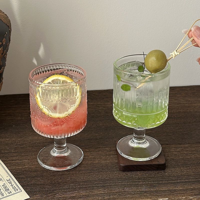 4pcs Set Vintage Embossed Mixe - Wine Beer Mixed Drinks avis et prix