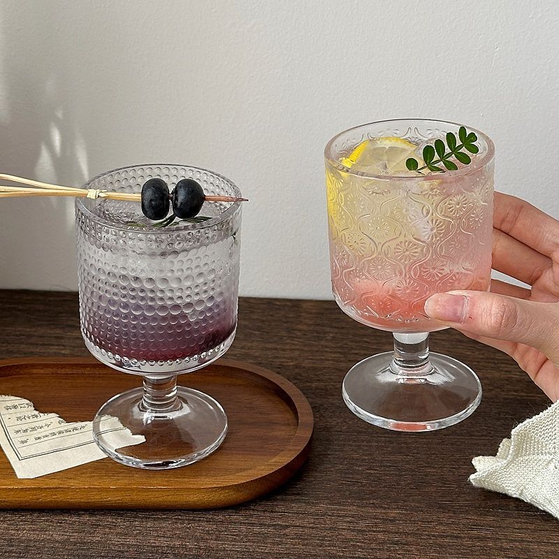 4pcs Set Vintage Embossed Mixe - Wine Beer Mixed Drinks avis et prix