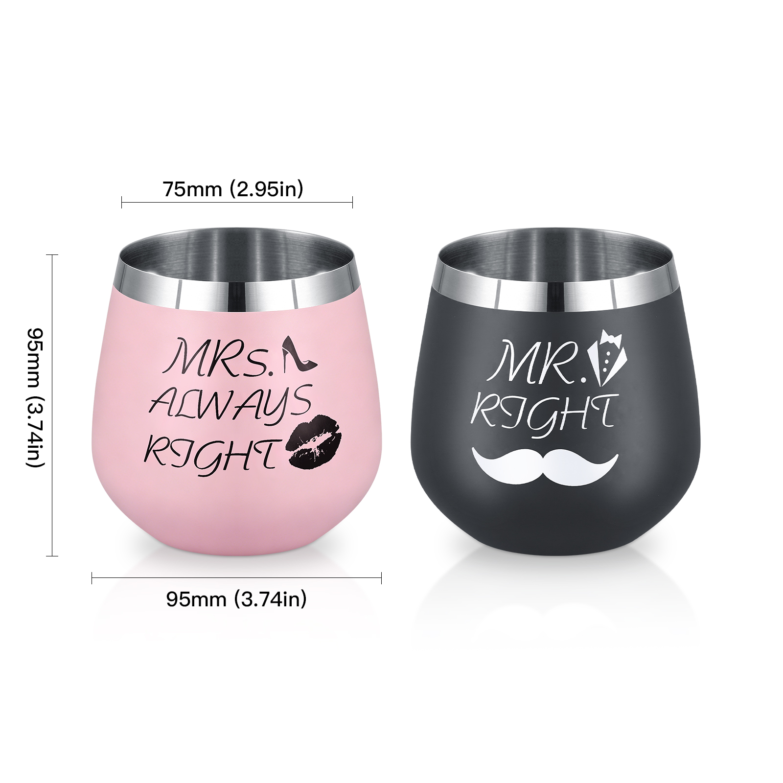 Stainless Steel Gift Box Mug - - Wine Beer Mixed Drinks avis et prix