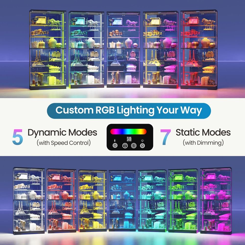 10-Tier Lockable Glass Display - Cocktail Shaker Set avis et prix