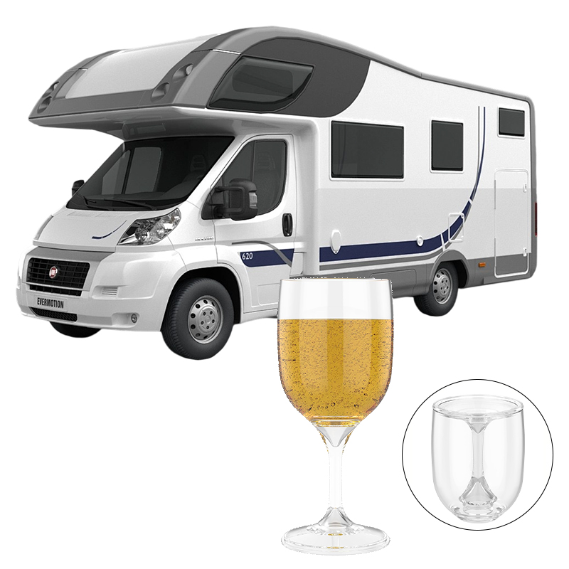 Folding Wine Glass Transparent - Wine & Beer Quito avis et prix