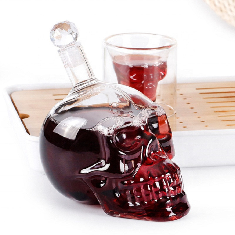 Creative Skull Head Decanter C - Wine Beer Glass Set avis et prix