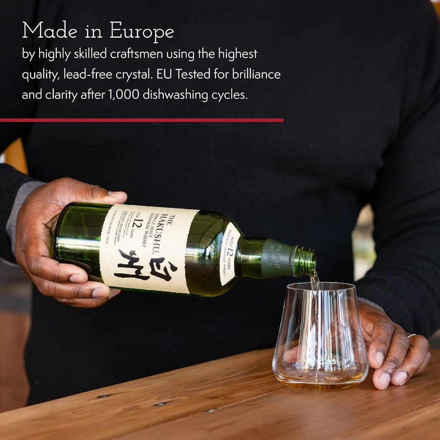 Stemless Crystal Wine Glasses  - Wine Beer Glass Set avis et prix