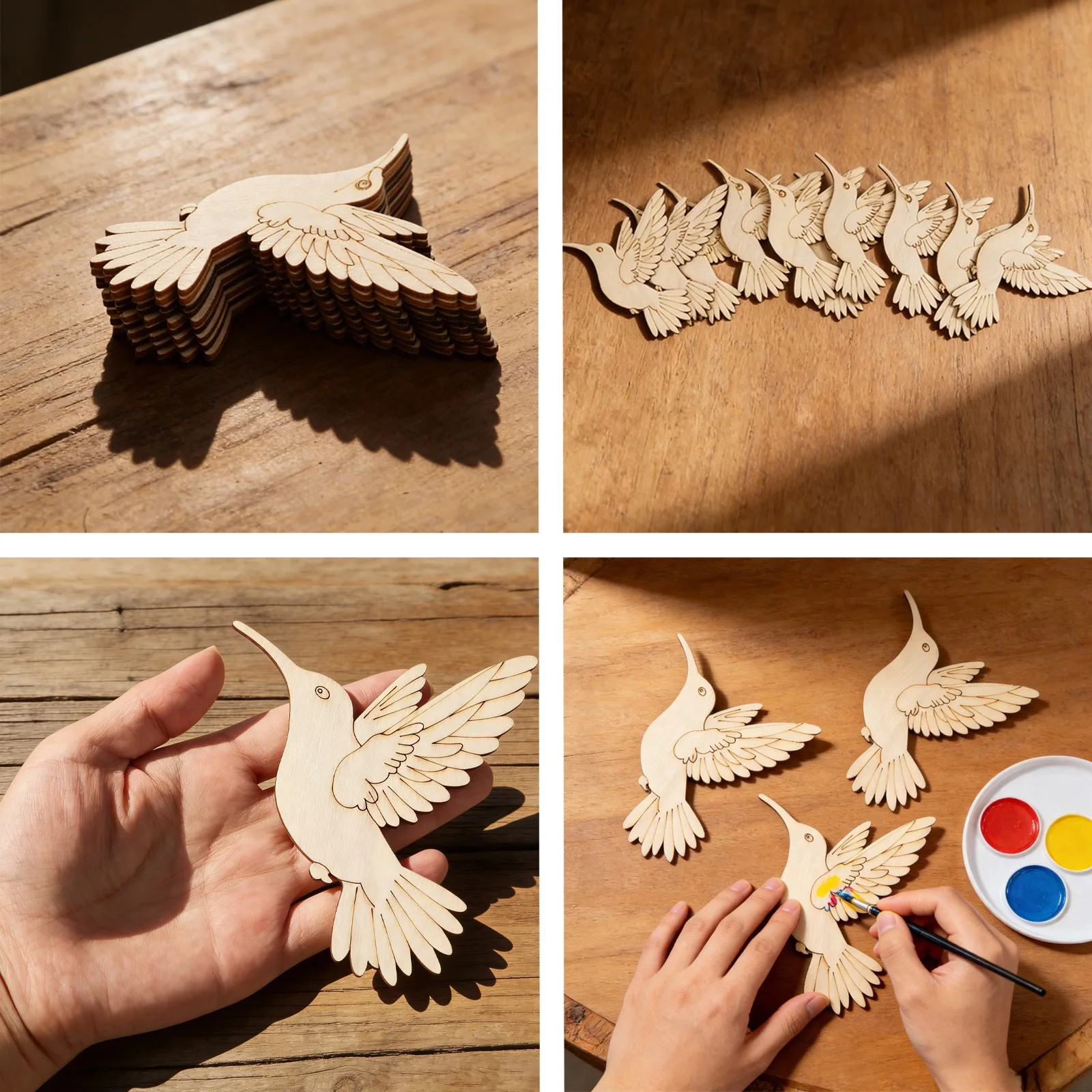 10pcs Unfinished Wood Animal B - Cocktail Shaker Set avis et prix