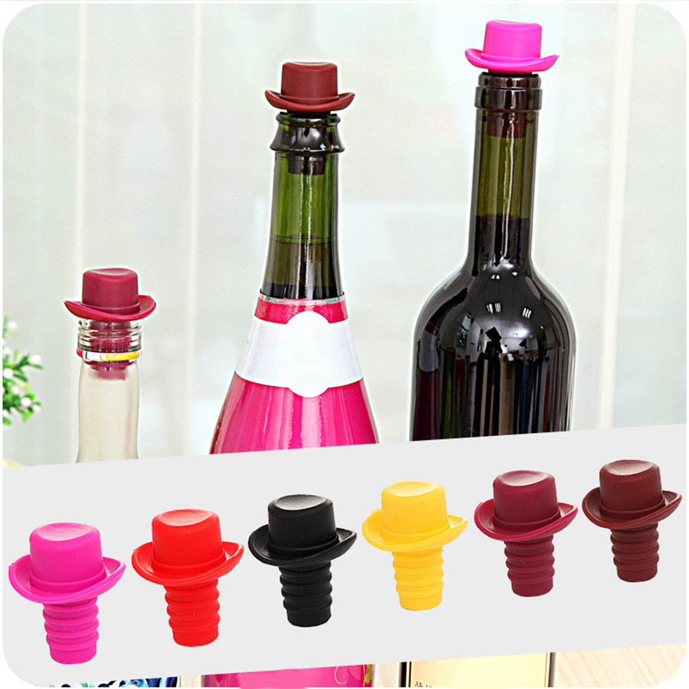 5Pcs Hat Shaped Silicone Wine  - Wine Beer Glass Set avis et prix