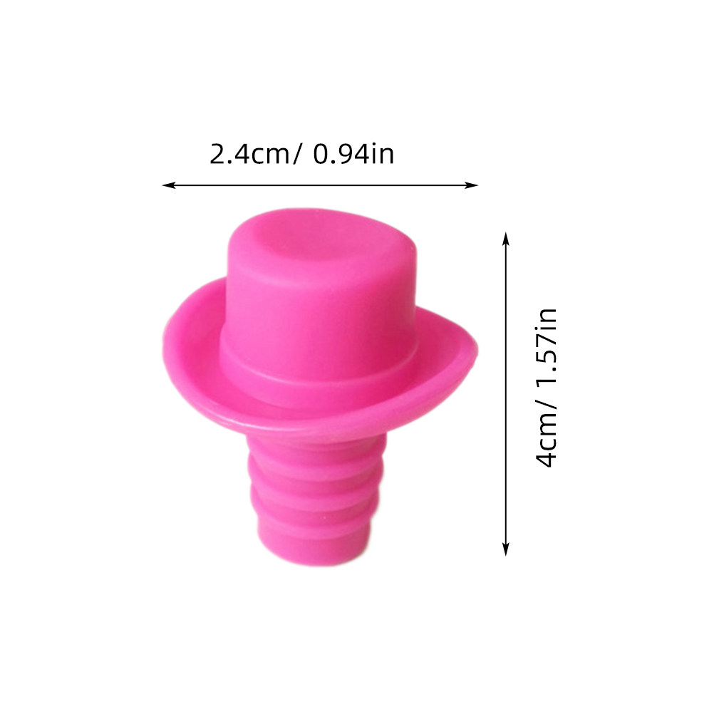 5Pcs Hat Shaped Silicone Wine  - Wine Beer Glass Set avis et prix