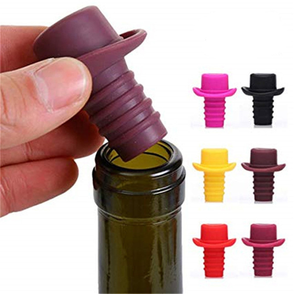 5Pcs Hat Shaped Silicone Wine  - Wine Beer Glass Set avis et prix