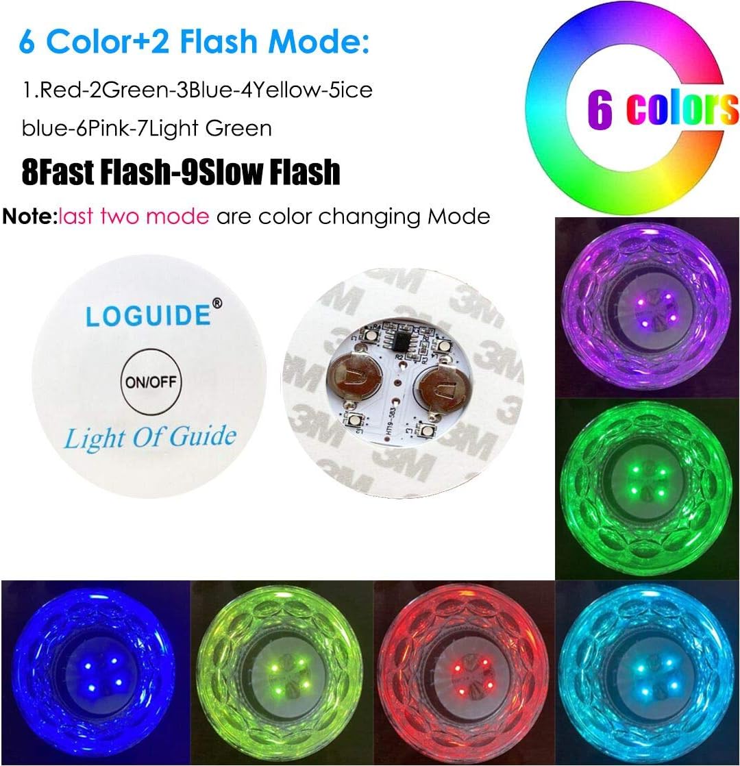 Luminous Coaster Stickers LED  - Wine Beer Liquor avis et prix