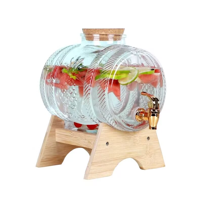 1L Glass Whiskey Barrel Wine B - Wine Beer Liquor avis et prix