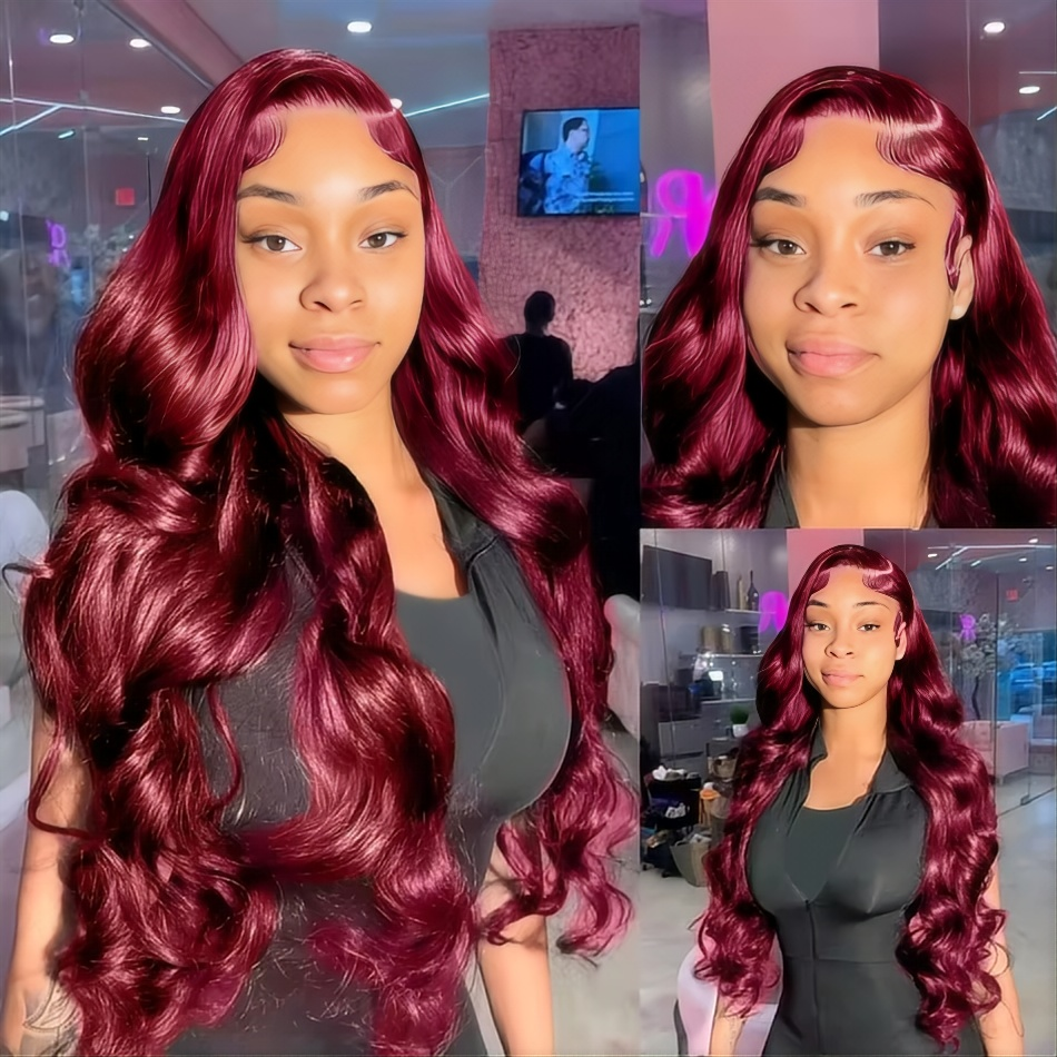 99j Burgundy Lace Front Wig Hu - Wine & Beer Quito avis et prix