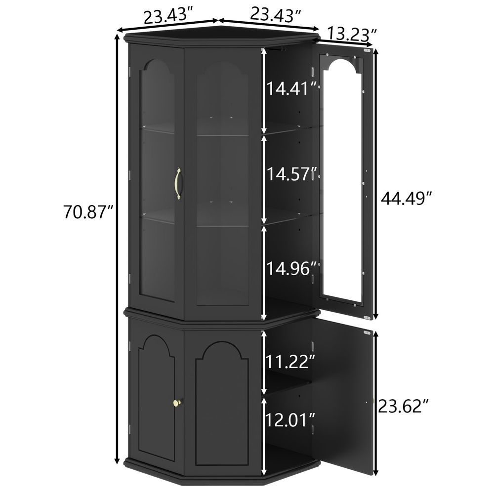 Corner Bar Cabinet w LED Light - Wine & Beer Quito avis et prix